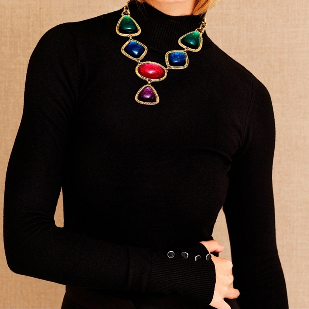 - Vtg Kjl Avon Caprianti Collection Necklace Kjl … - image 1